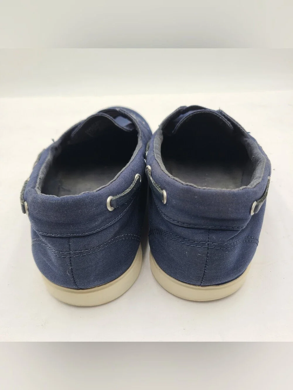 B52 LaCoste Slip On Canvas Shoes Galez Sport Blue Mens Sz 8 Sneaker